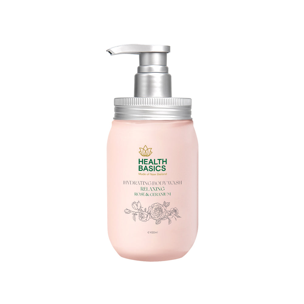 Relaxing Rose & Geranium Hydrating Body Wash 450ml
