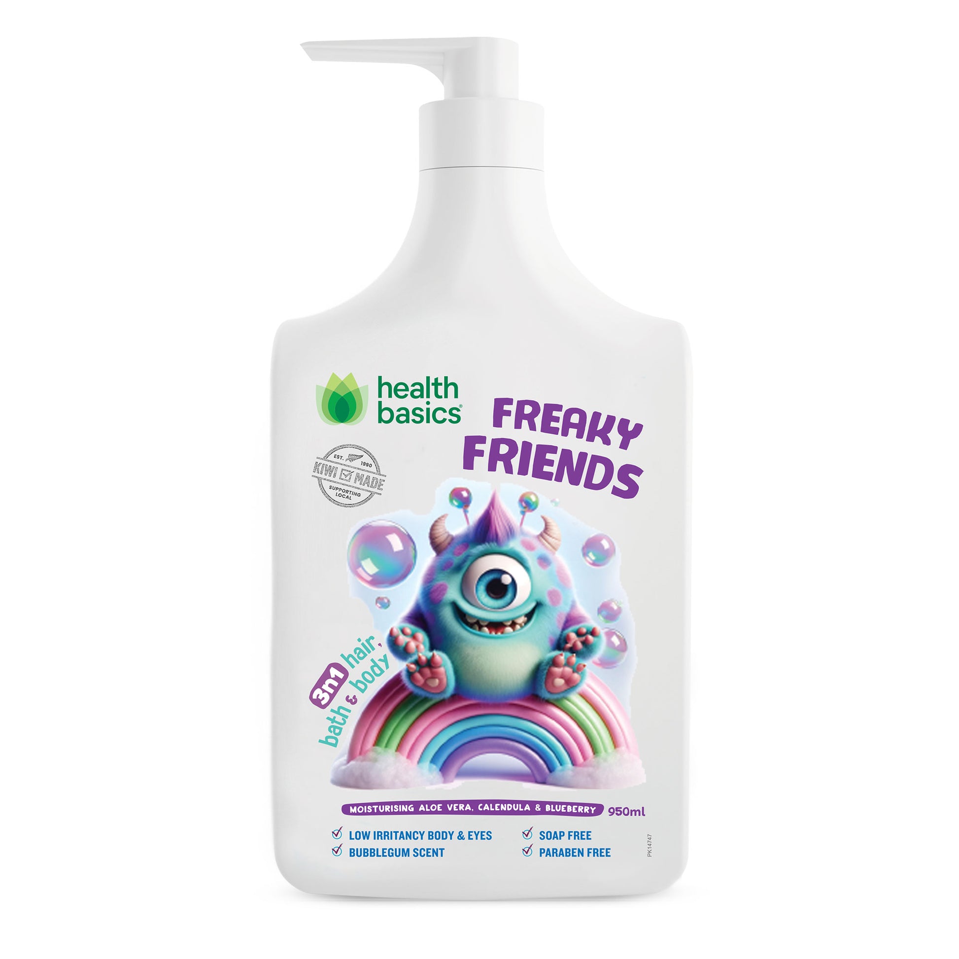 Health Basics Freaky Friends Bodywash